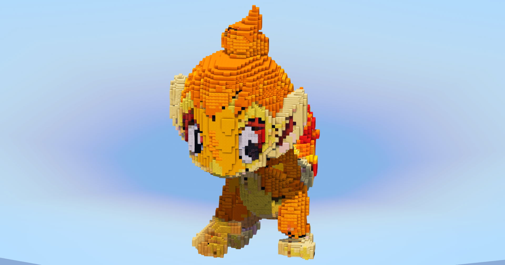 Chimchar — Minecraft Build by LeonisBuilds