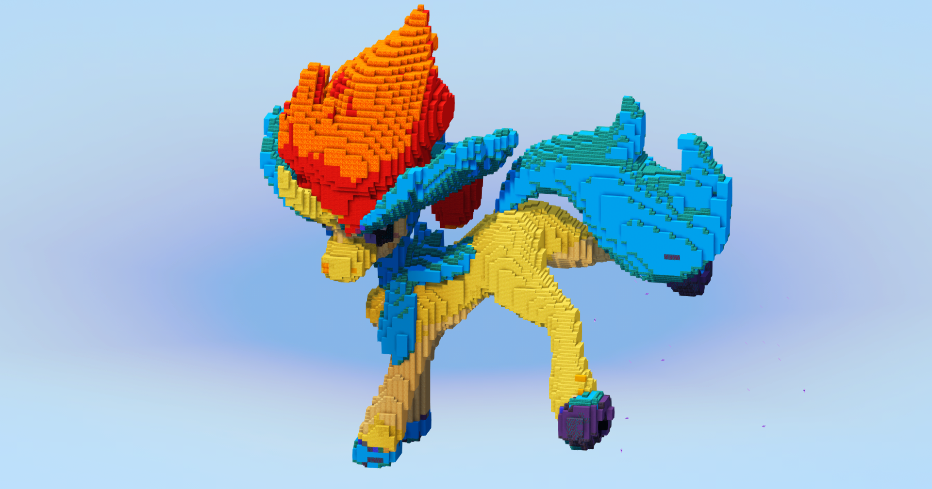 Keldeo — Minecraft Build by LeonisBuilds