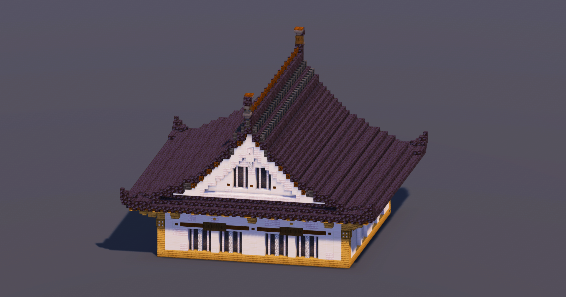 Small Japanese Castle Black — Minecraft Build by MellowHat