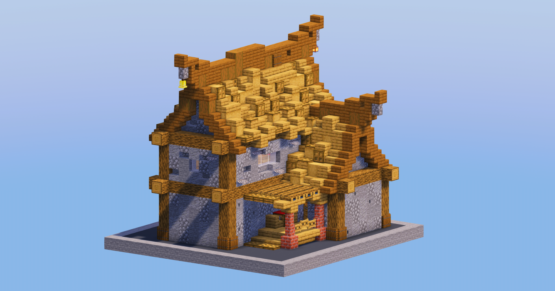 Oak Medieval House 8 — Minecraft Build by LeonisBuilds