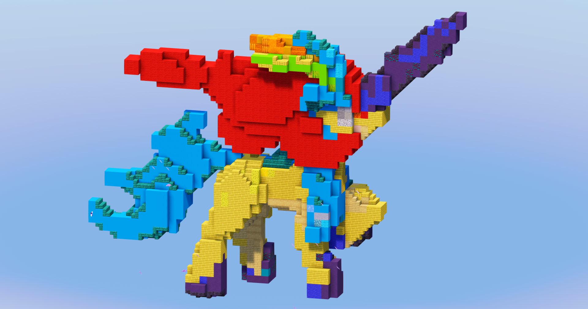 Keldeo Resolute from Pokemon — Minecraft Build by LeonisBuilds