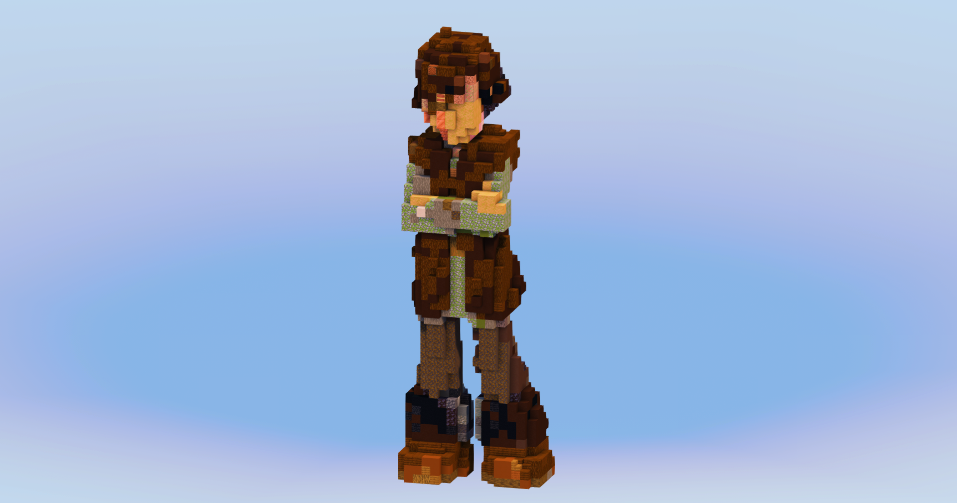 Hiccup from How To Train Your Dragon — Minecraft Build by LeonisBuilds