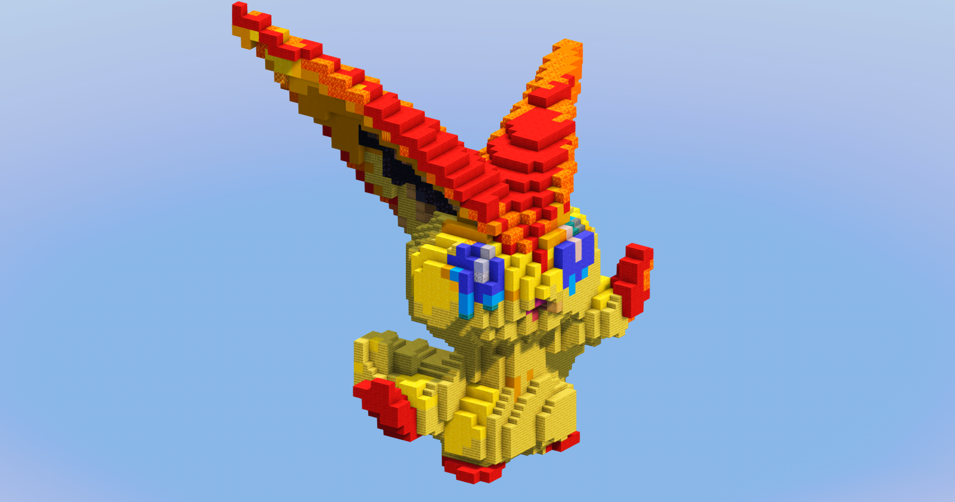 Victini from Pokemon — Minecraft Build by LeonisBuilds