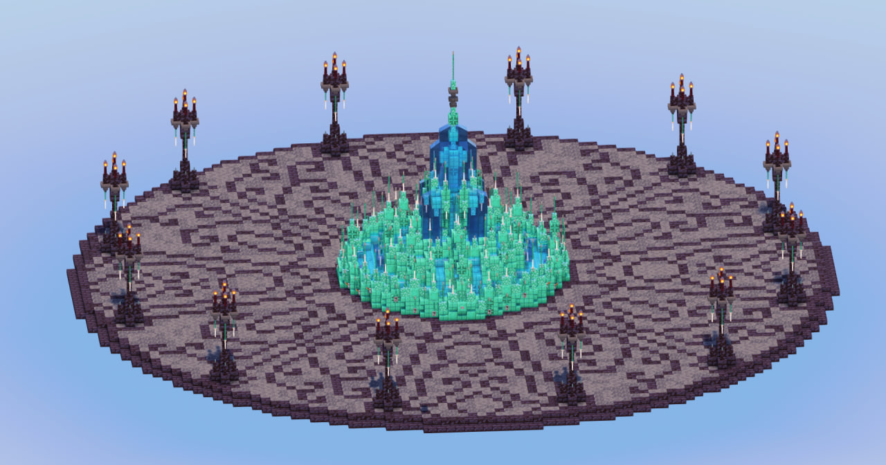 Gothic Square v2 Dark Copper — Minecraft Build by LeonisBuilds