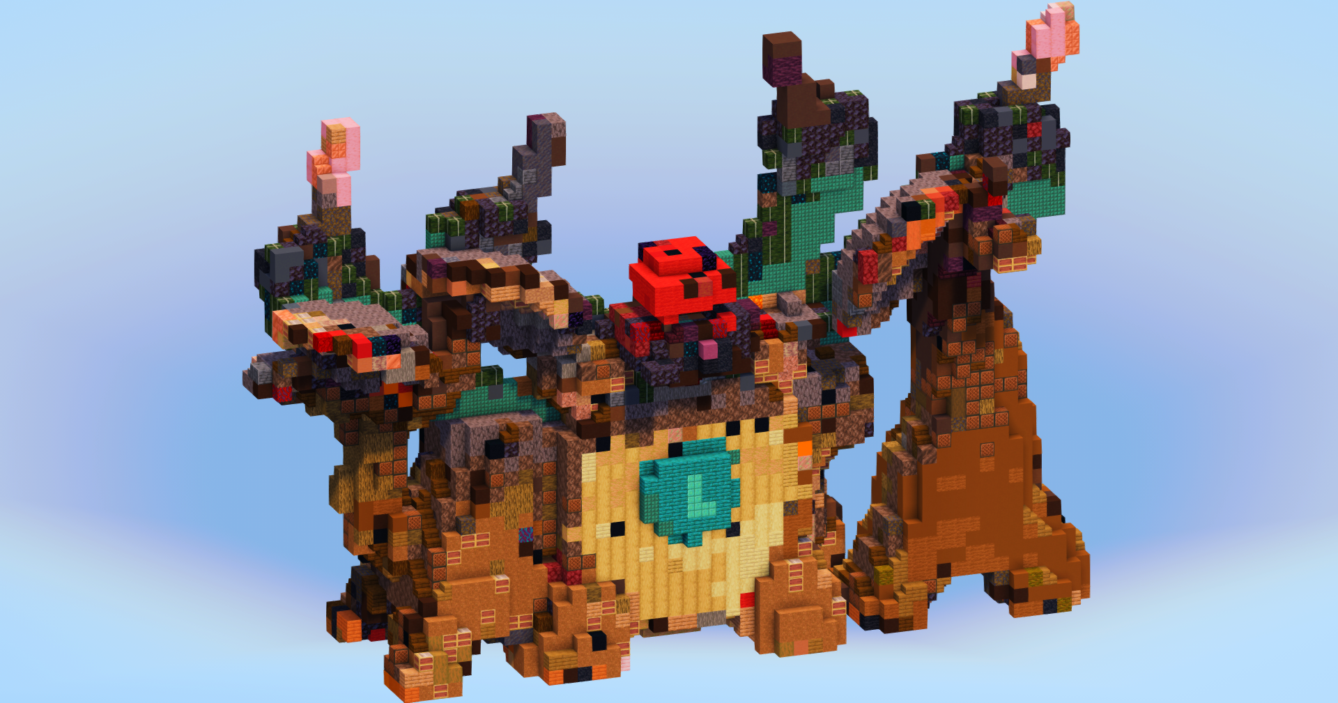 Rillaboom Gigantamax from Pokemon — Minecraft Build by LeonisBuilds