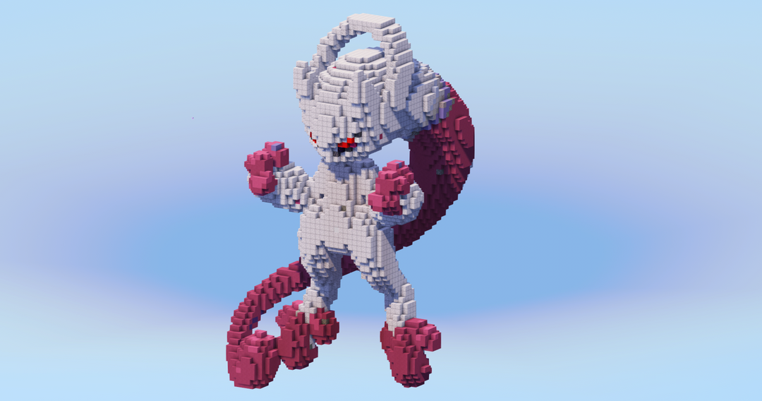 Mega Mewtwo Y — Minecraft Build by LeonisBuilds