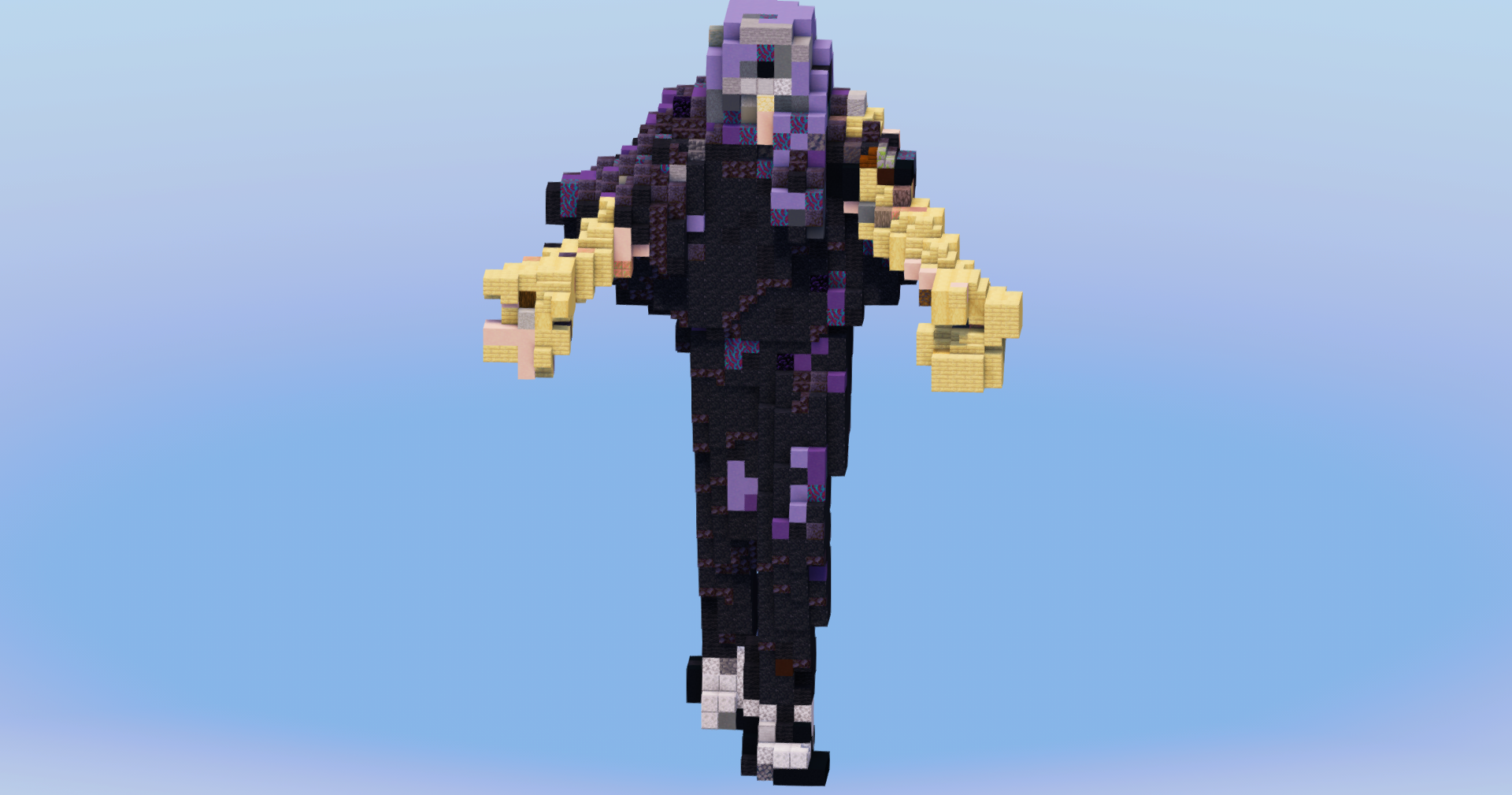 Mahito from Jujutsu Kaizen — Minecraft Build by LeonisBuilds