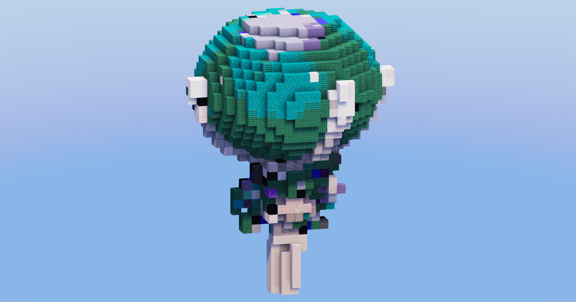 Calyrex from Pokemon — Minecraft Build by LeonisBuilds