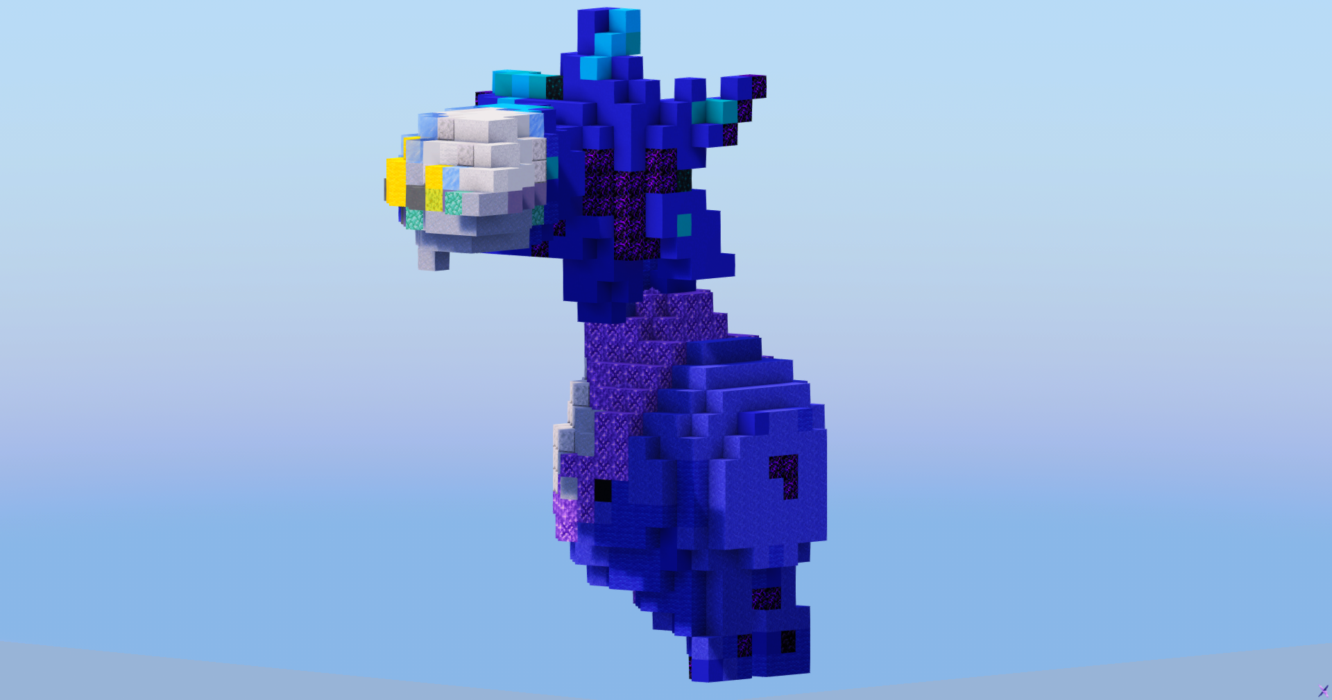 Glimmet from Pokemon — Minecraft Build by LeonisBuilds