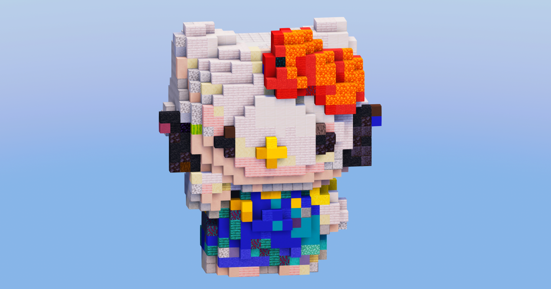 Hello Kitty from Hello Kitty — Minecraft Build by LeonisBuilds