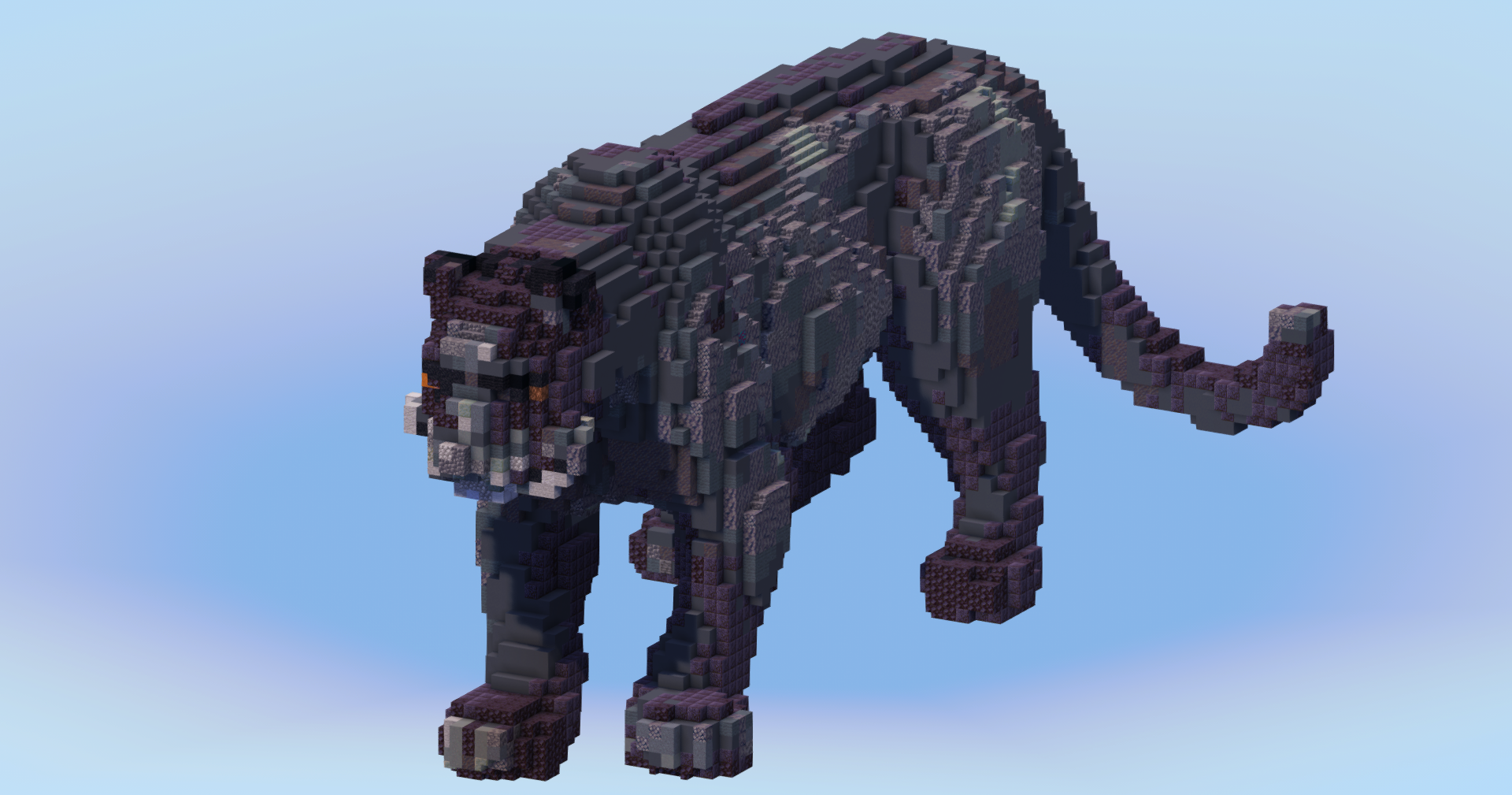 Panther Animal — Minecraft Build by LeonisBuilds