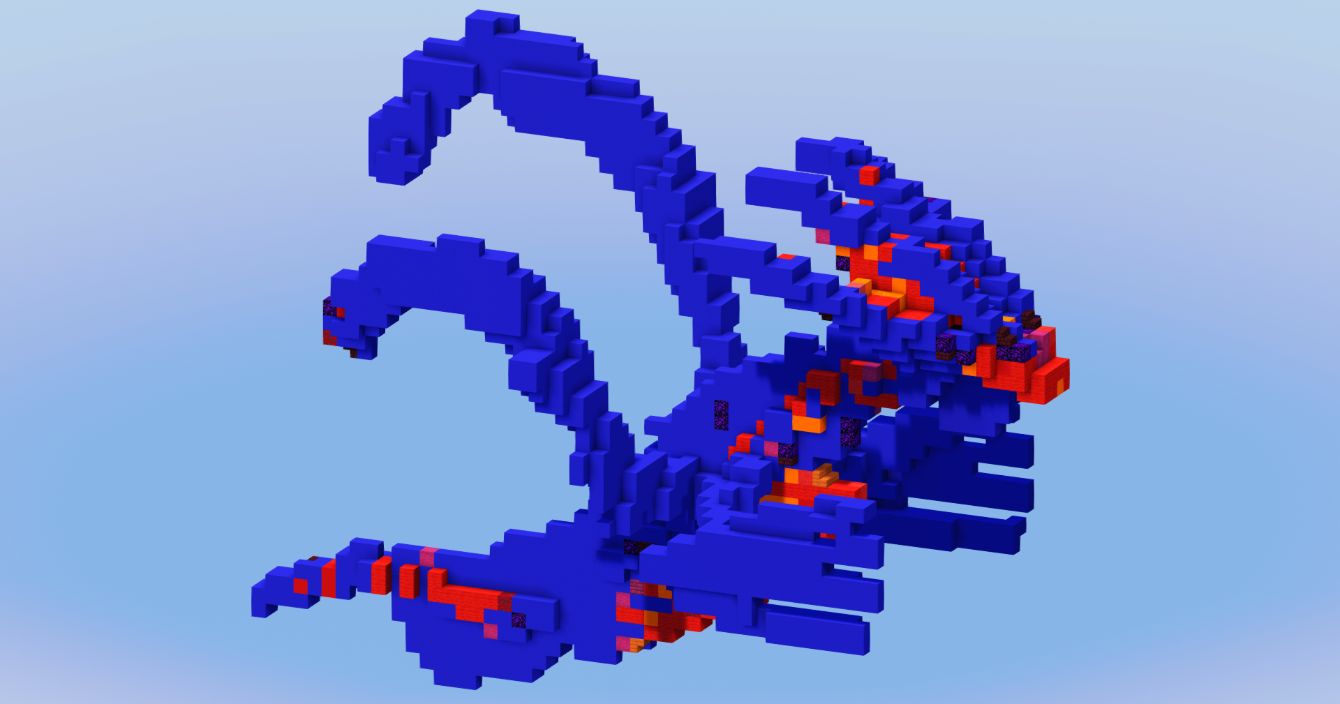 Eternatus from Pokemon — Minecraft Build by LeonisBuilds