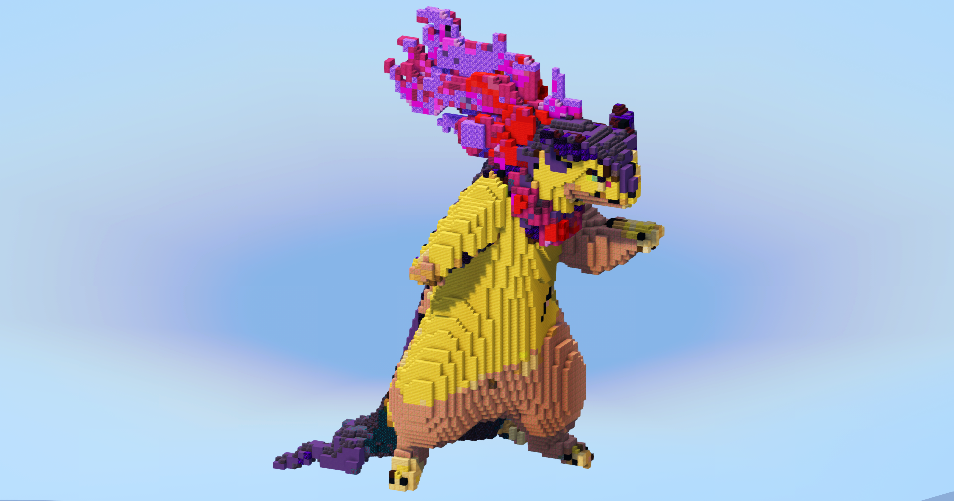 Hisuian Typhlosion — Minecraft Build by LeonisBuilds