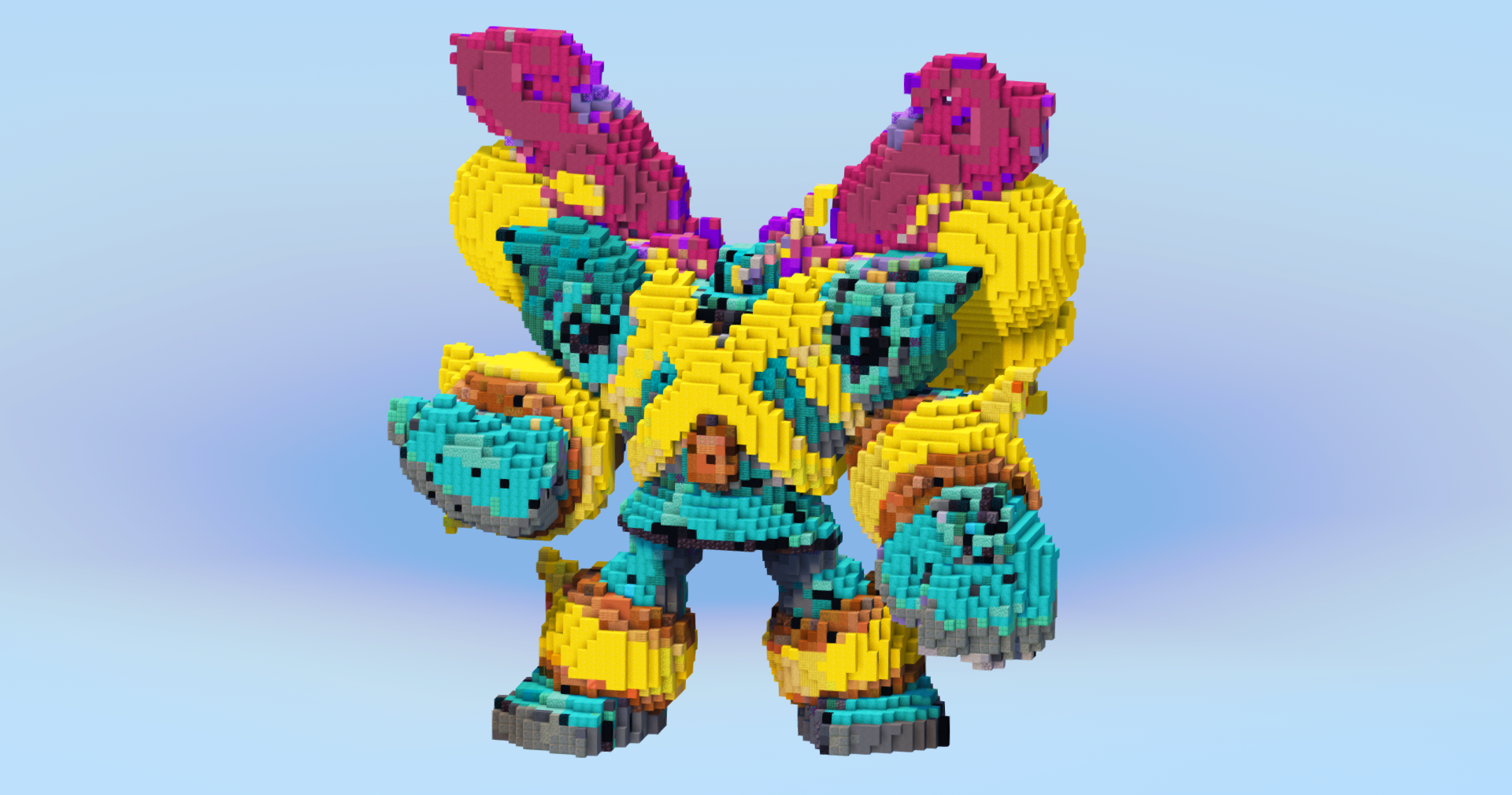 Mega Golurk — Minecraft Build by LeonisBuilds