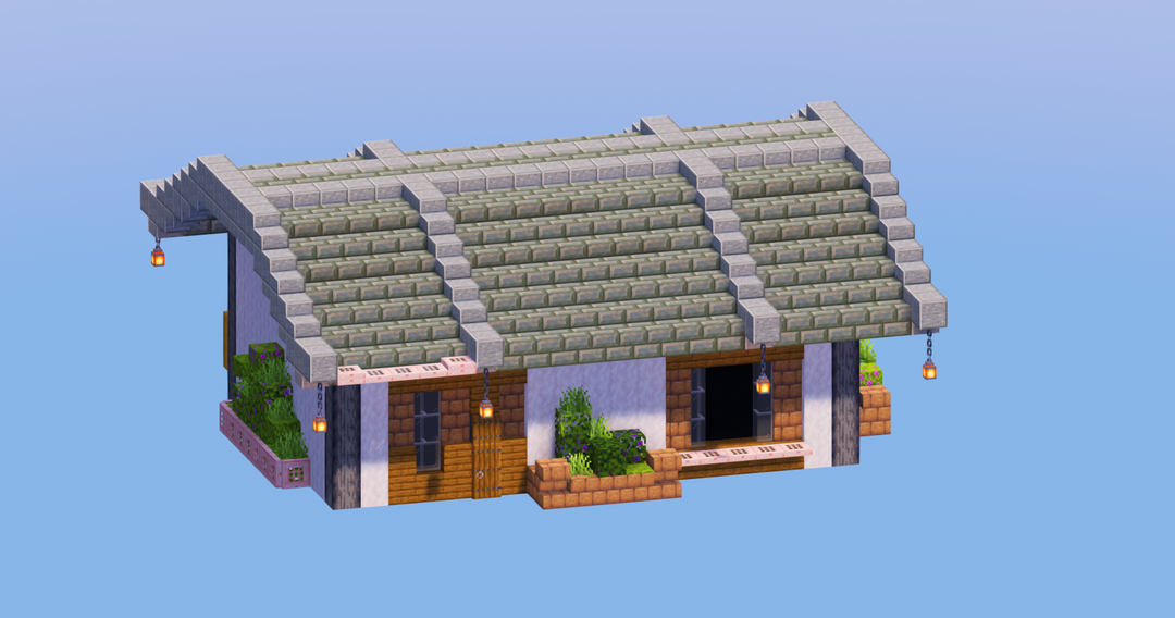 Tuff Japanese House 5 — Minecraft Build by LeonisBuilds