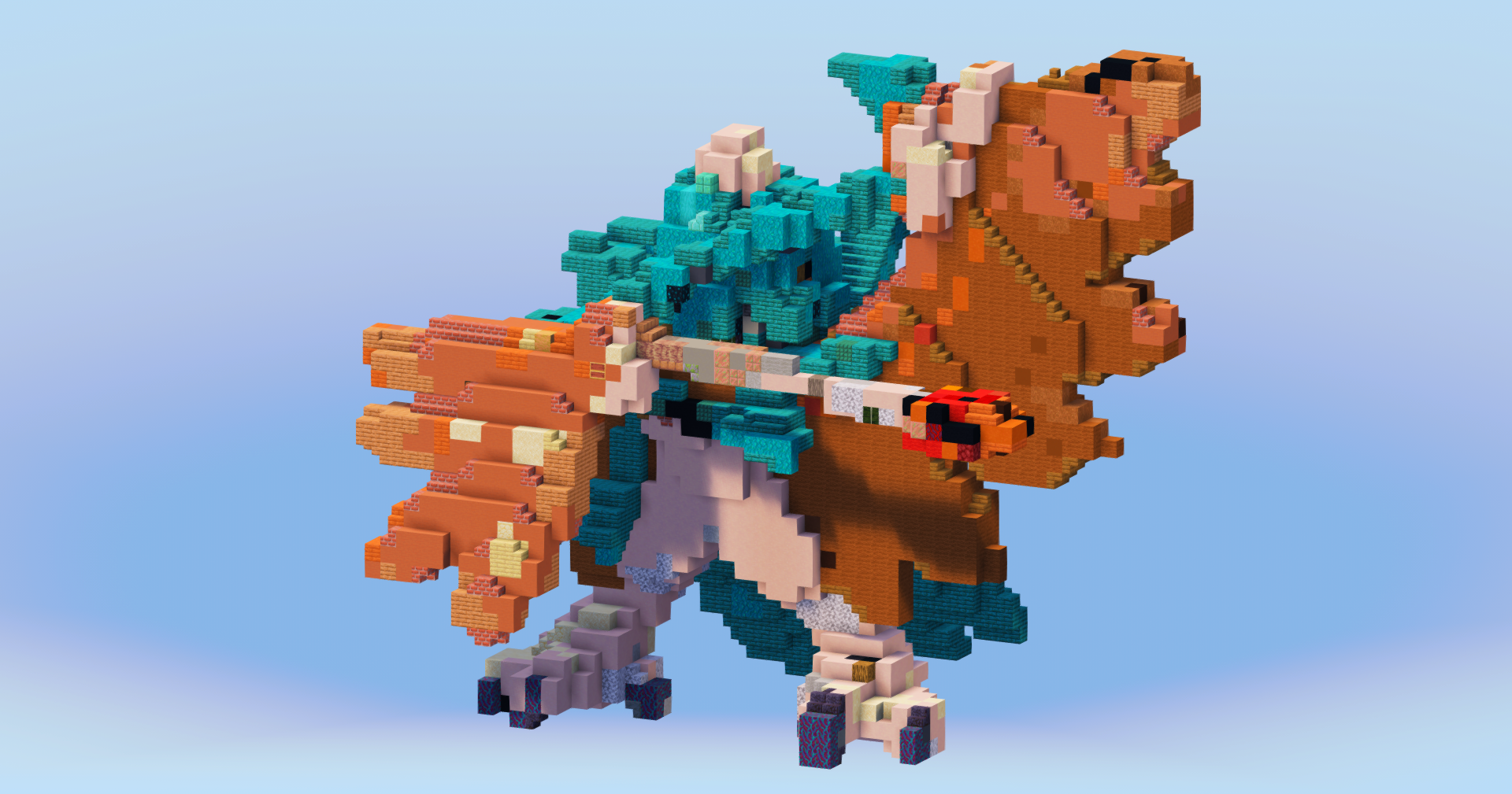 Decidueye from Pokemon — Minecraft Build by LeonisBuilds
