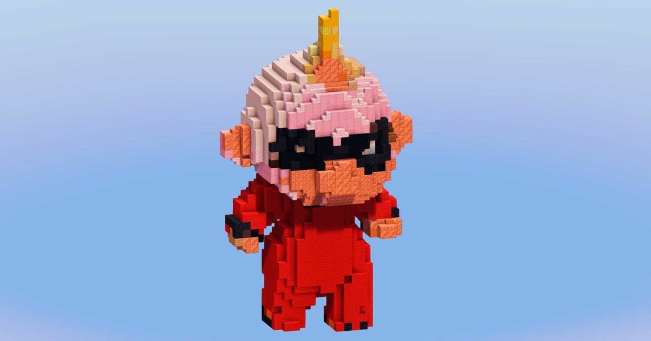 Jack-Jack Parr from The Incredibles — Minecraft Build by LeonisBuilds
