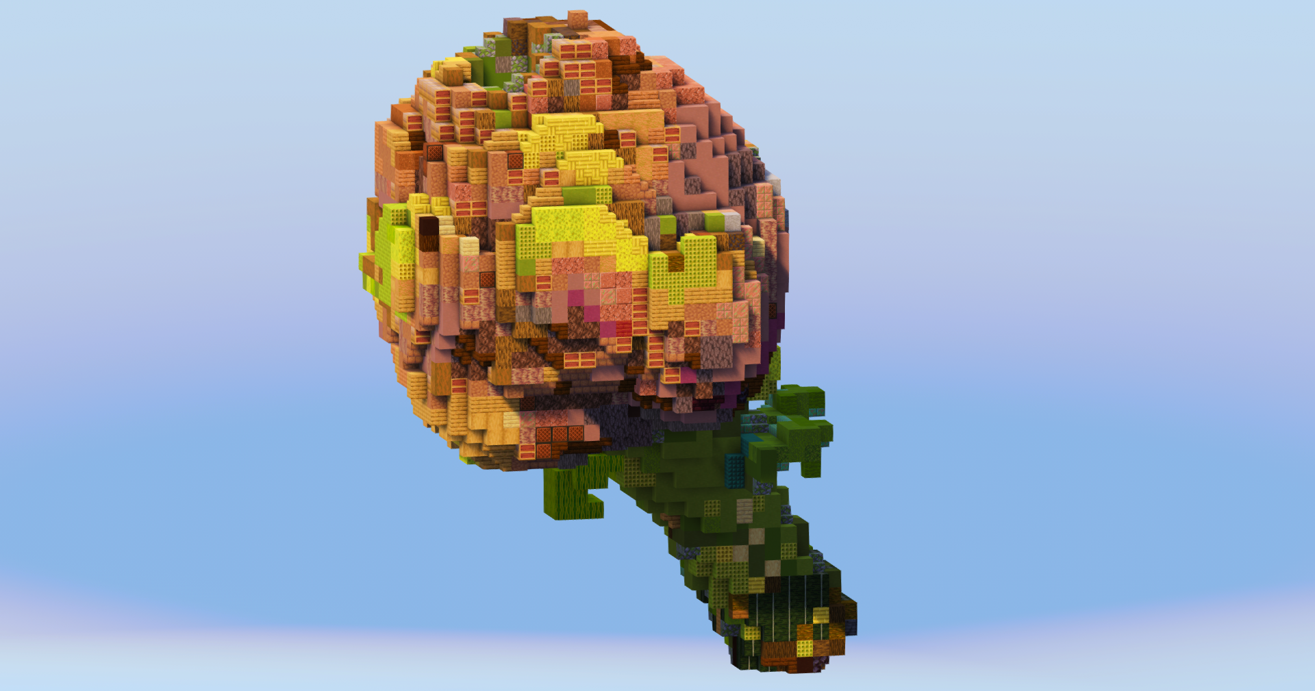 Artichoke Vegetable — Minecraft Build by LeonisBuilds