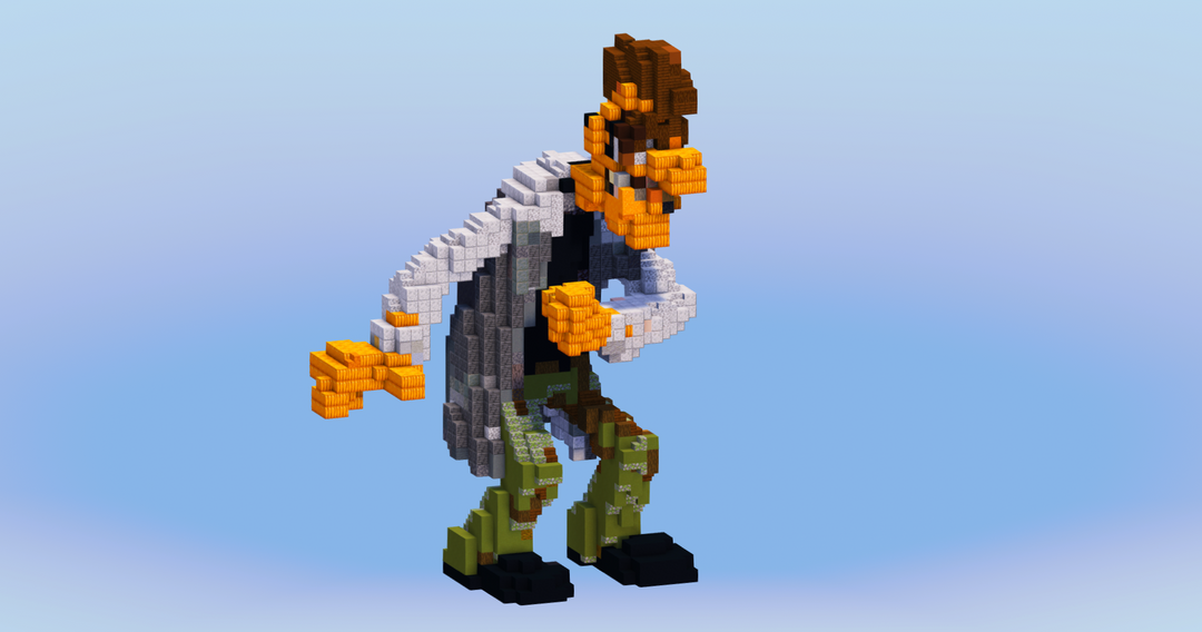 Dr Heinz Doofenshmirtz from Phineas and Ferb — Minecraft Build by LeonisBuilds