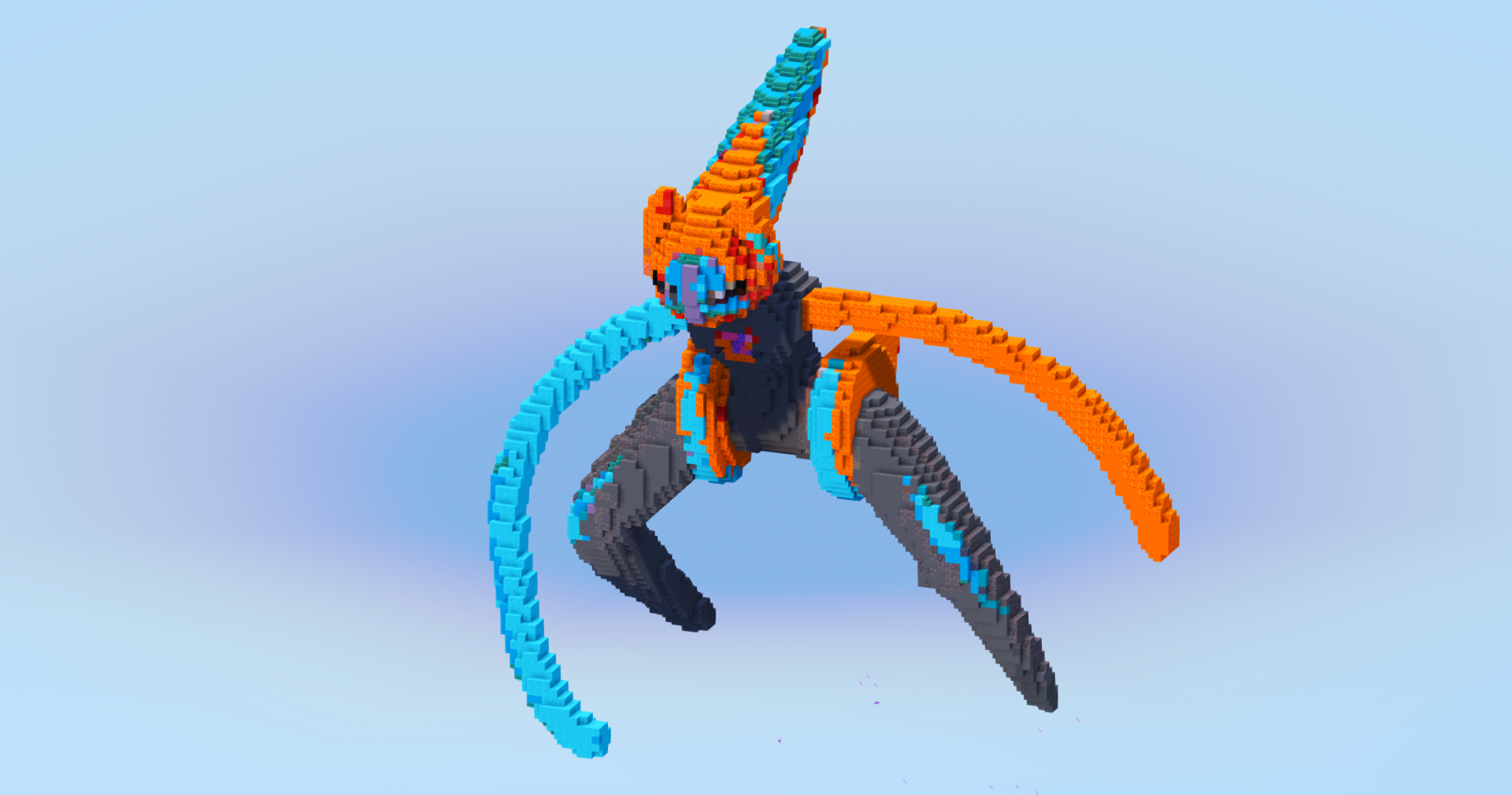 Deoxys Speed — Minecraft Build by LeonisBuilds