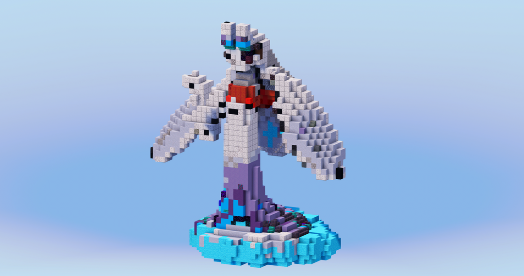 Mega Froslass from Pokemon — Minecraft Build by LeonisBuilds