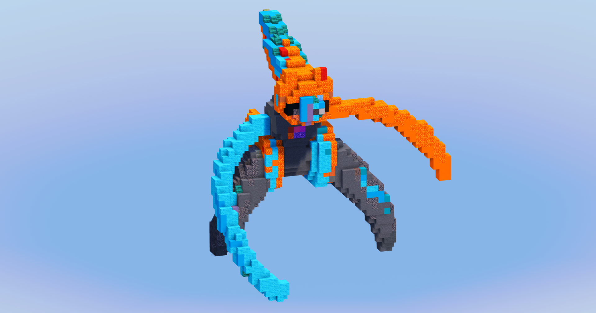 Deoxys Speed from Pokemon — Minecraft Build by LeonisBuilds