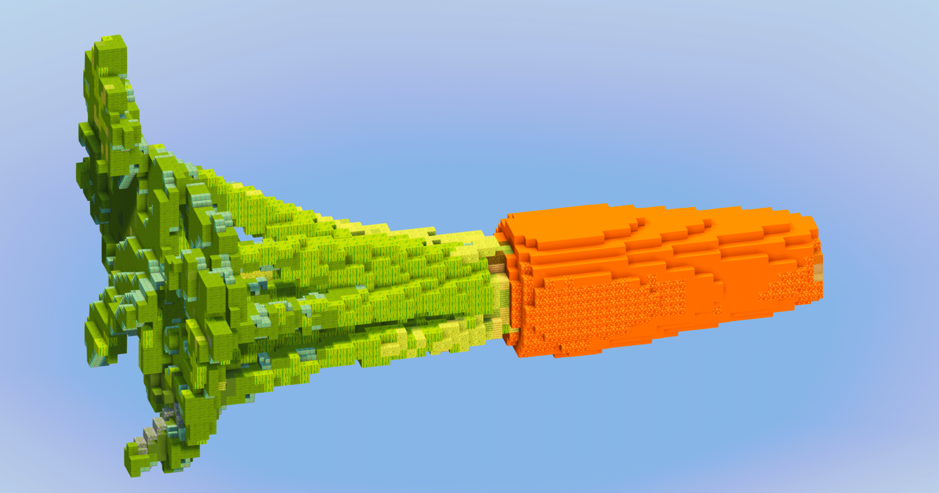 Carrot Vegetable — Minecraft Build by LeonisBuilds