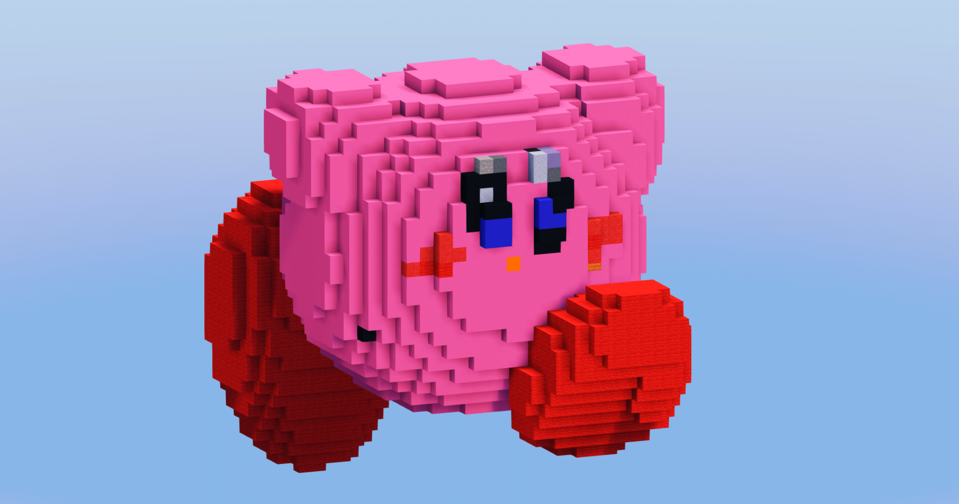 Kirby from Kirby — Minecraft Build by LeonisBuilds
