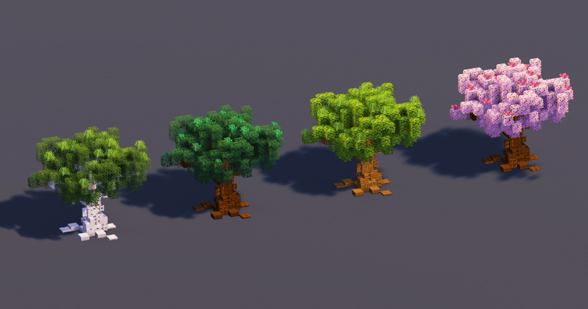 Trees Pack 2 — Minecraft Build by MellowHat