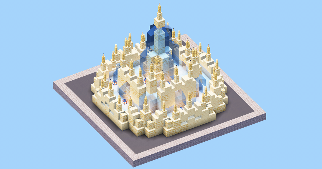 Sandstone Fountain — Minecraft Build by LeonisBuilds