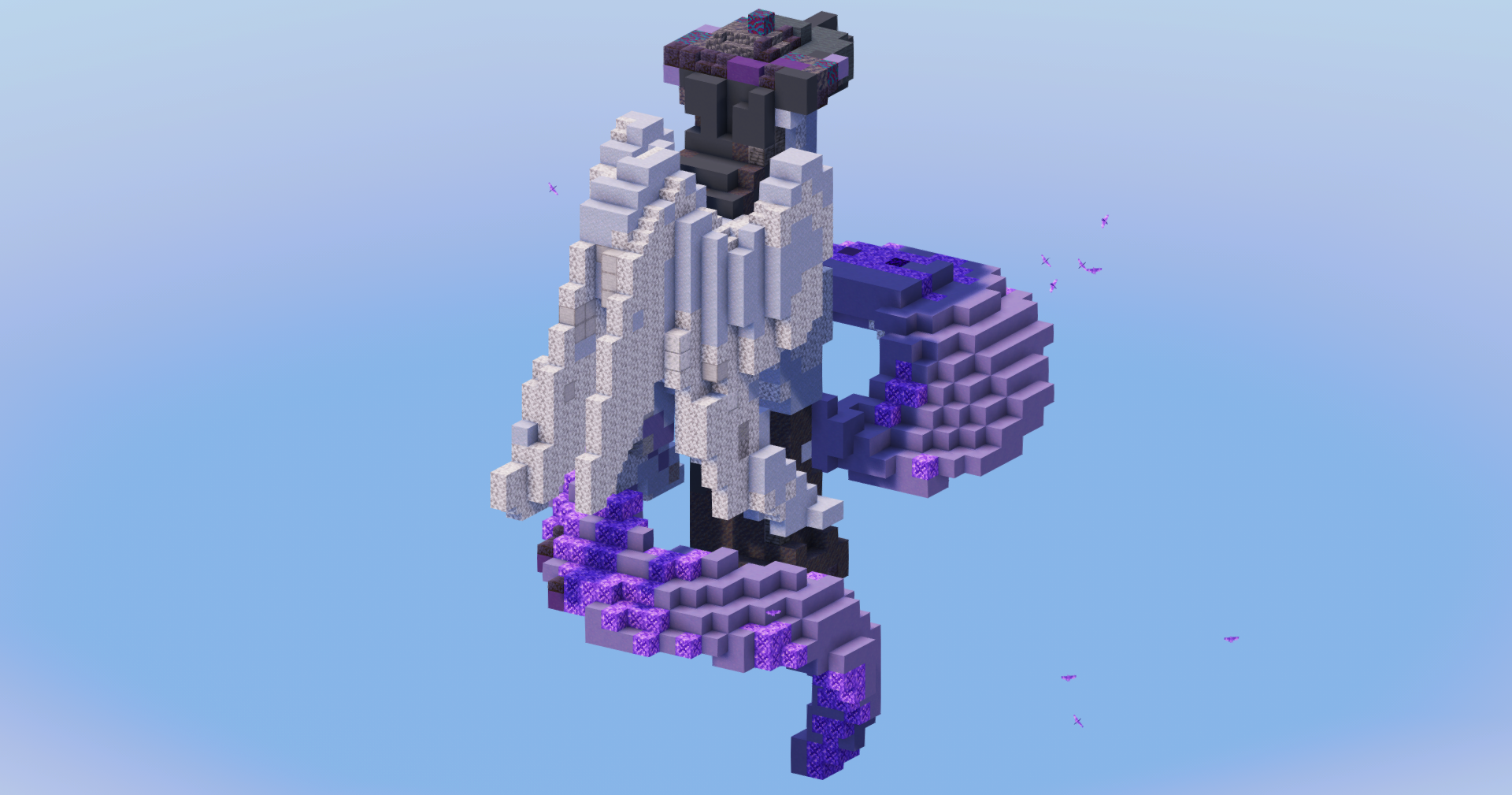 Galarian Articuno from Pokemon — Minecraft Build by LeonisBuilds