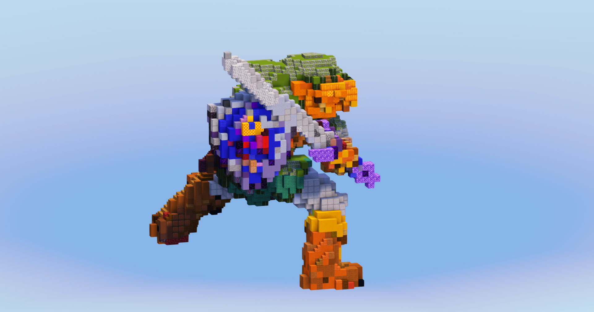 Link from The Legend of Zelda — Minecraft Build by LeonisBuilds