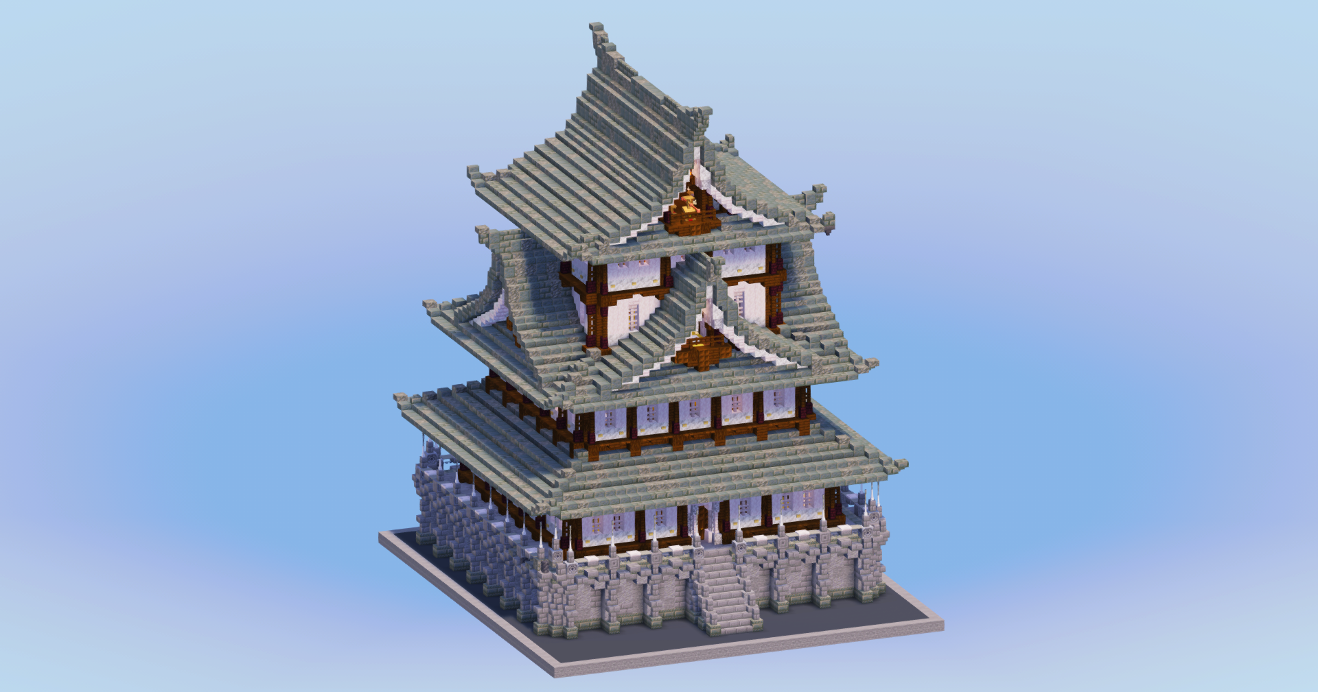Japanese Castle Tuff Bricks