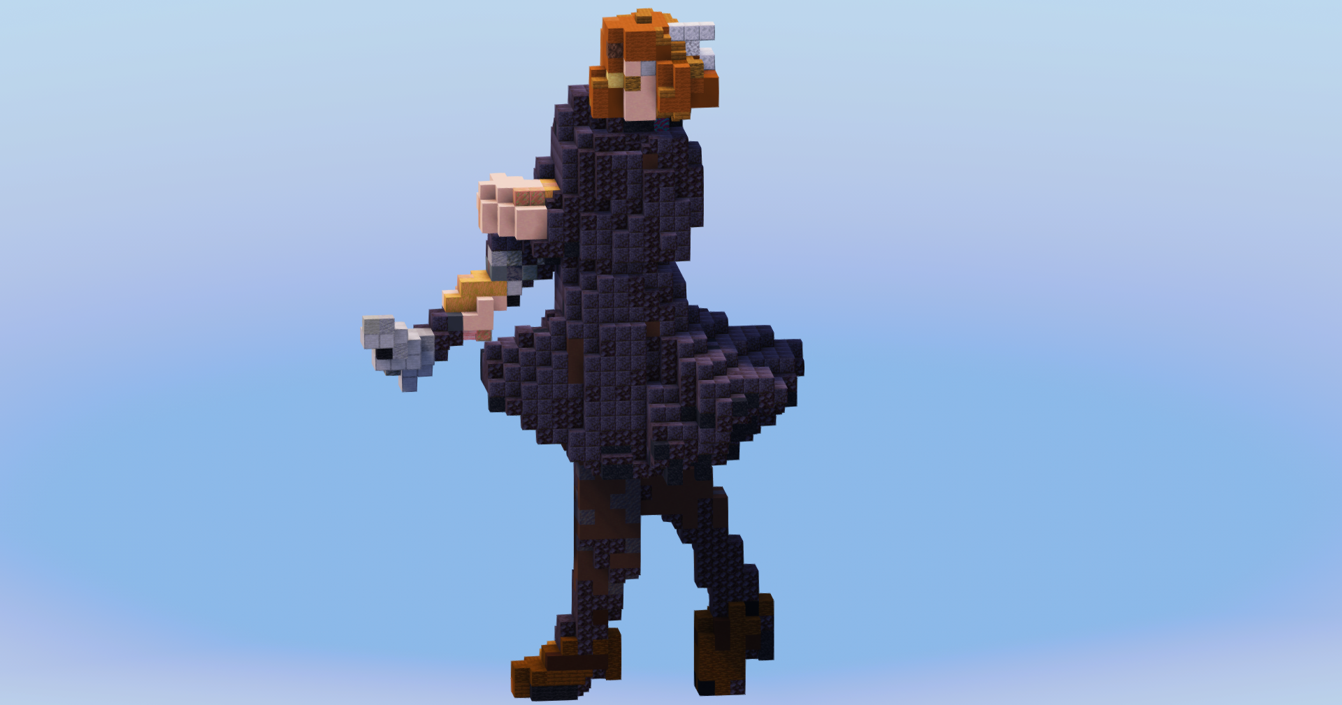 Nobara Kugisaki from Jujutsu Kaizen — Minecraft Build by LeonisBuilds
