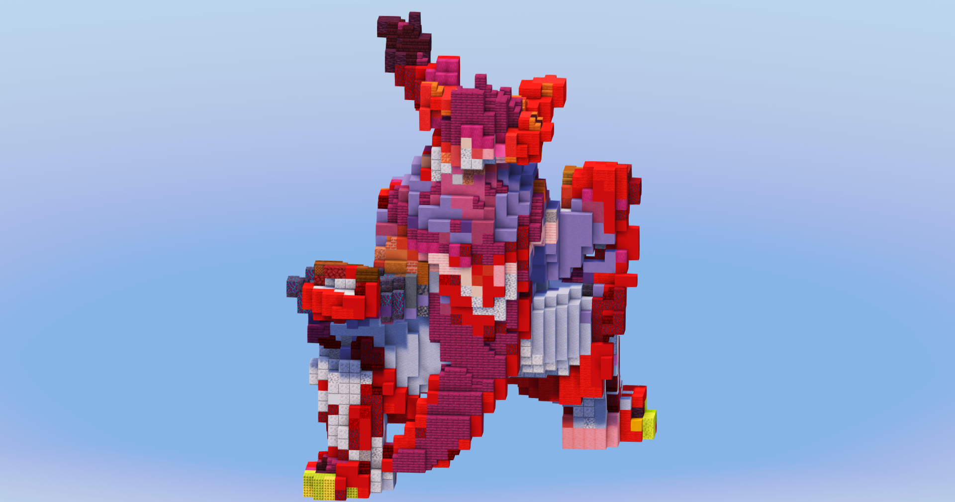 Urshifu Single Strike Gigantamax from Pokemon — Minecraft Build by LeonisBuilds