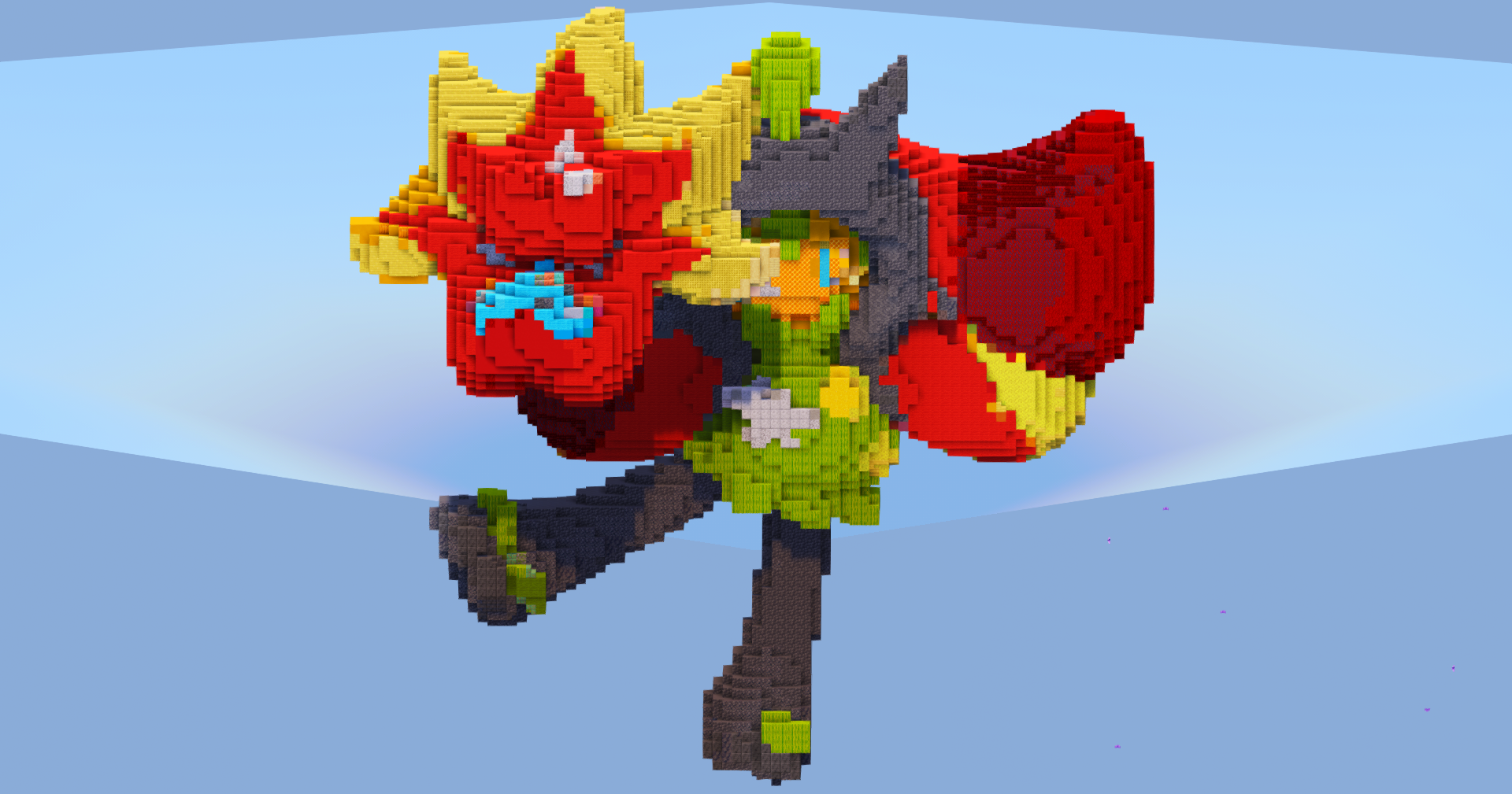 Ogerpon Hearthflame Mask — Minecraft Build by LeonisBuilds