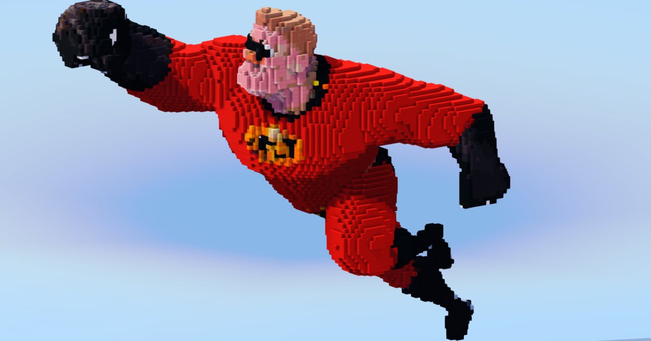 Mr Incredible — Minecraft Build by LeonisBuilds