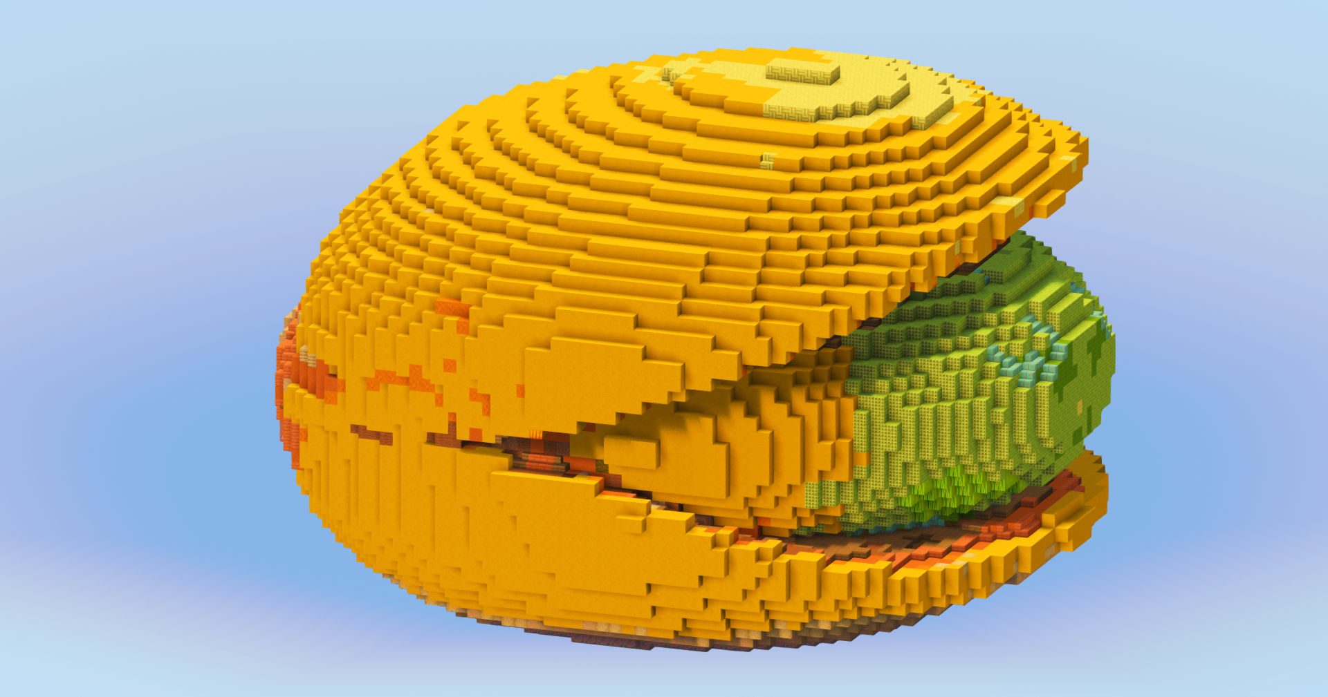 Pistachio Fruit — Minecraft Build by LeonisBuilds