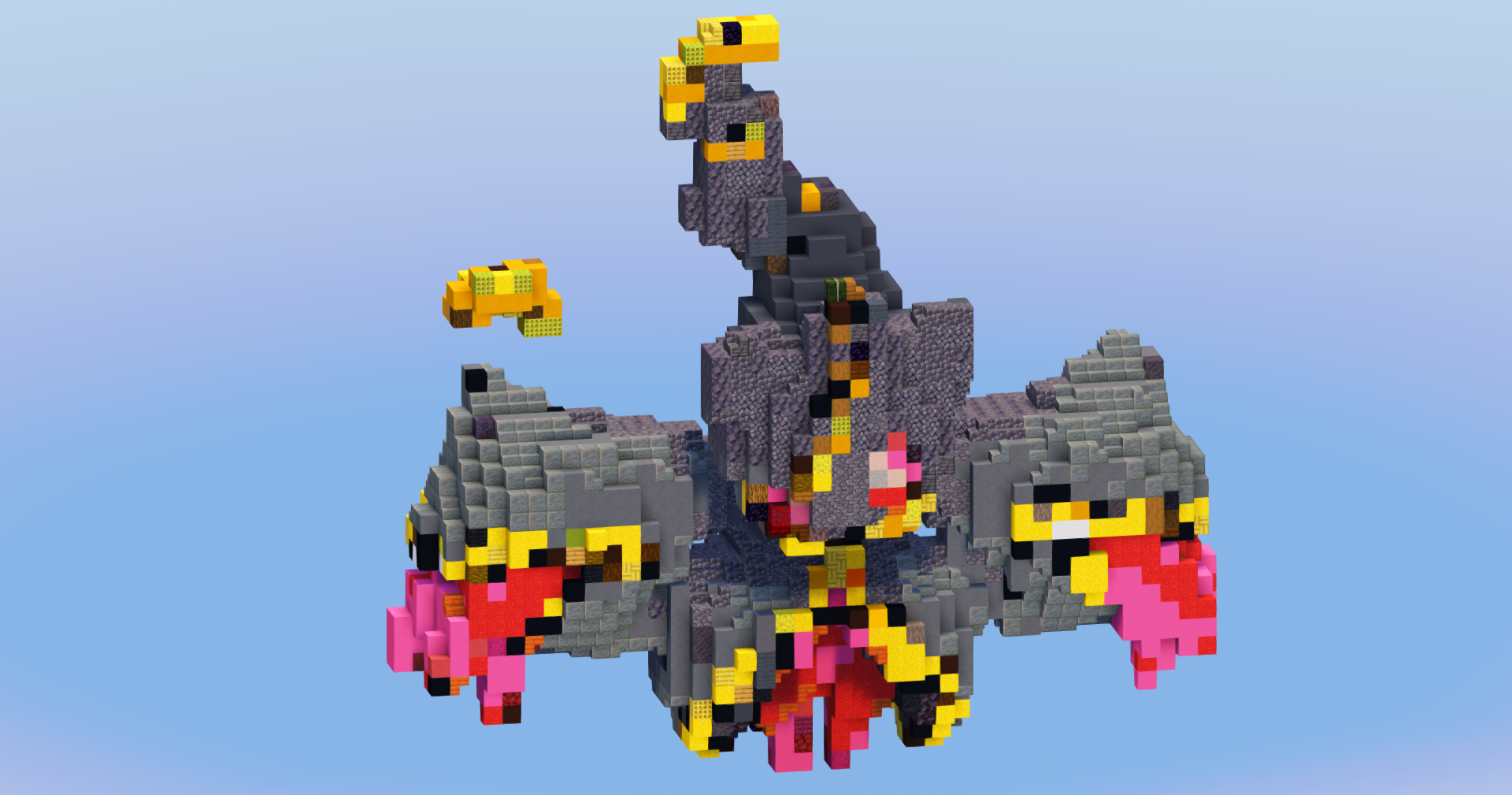 Mega Banette from Pokemon — Minecraft Build by LeonisBuilds
