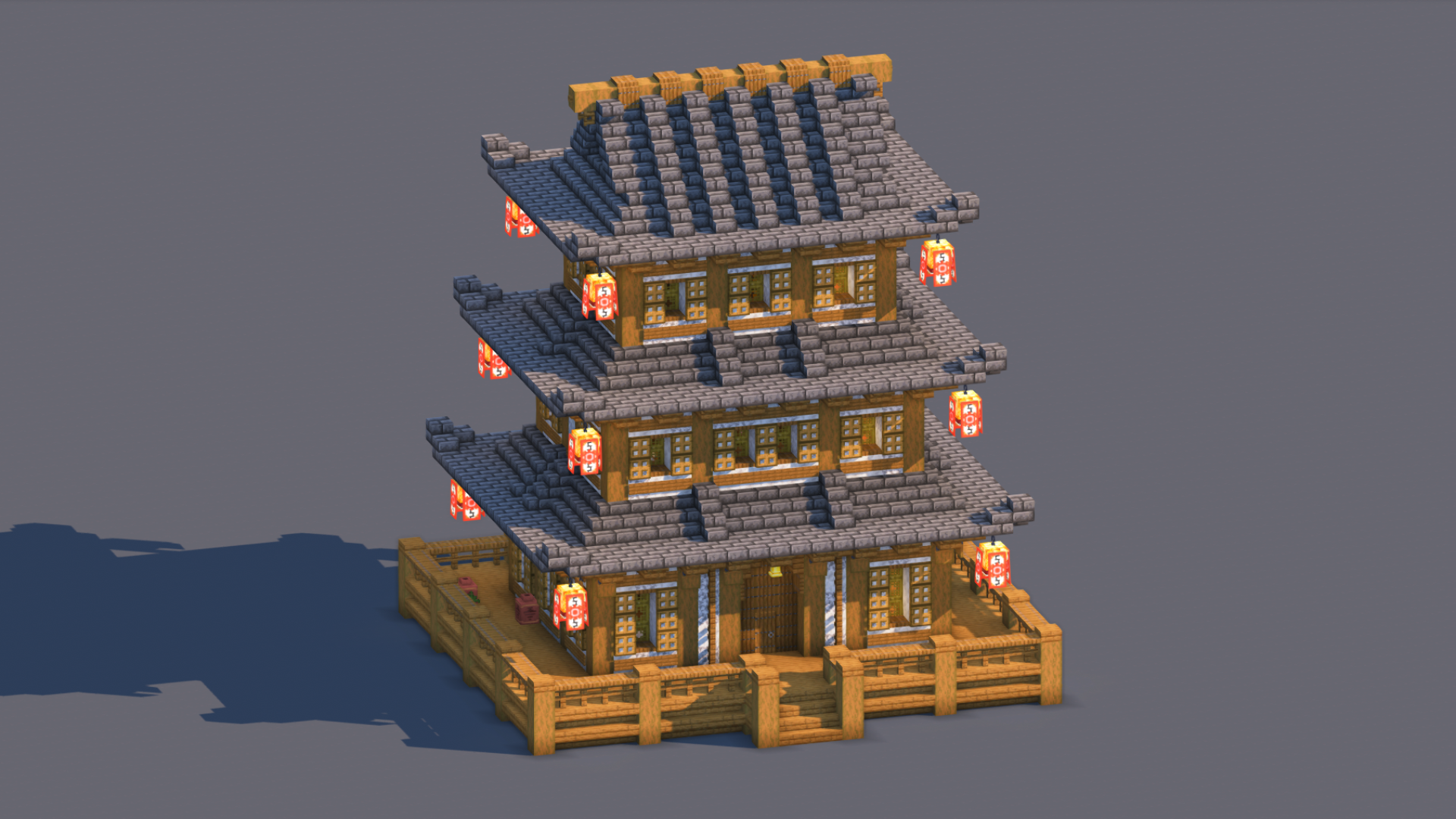 Japanese House – Fully Decorated Interior | Download