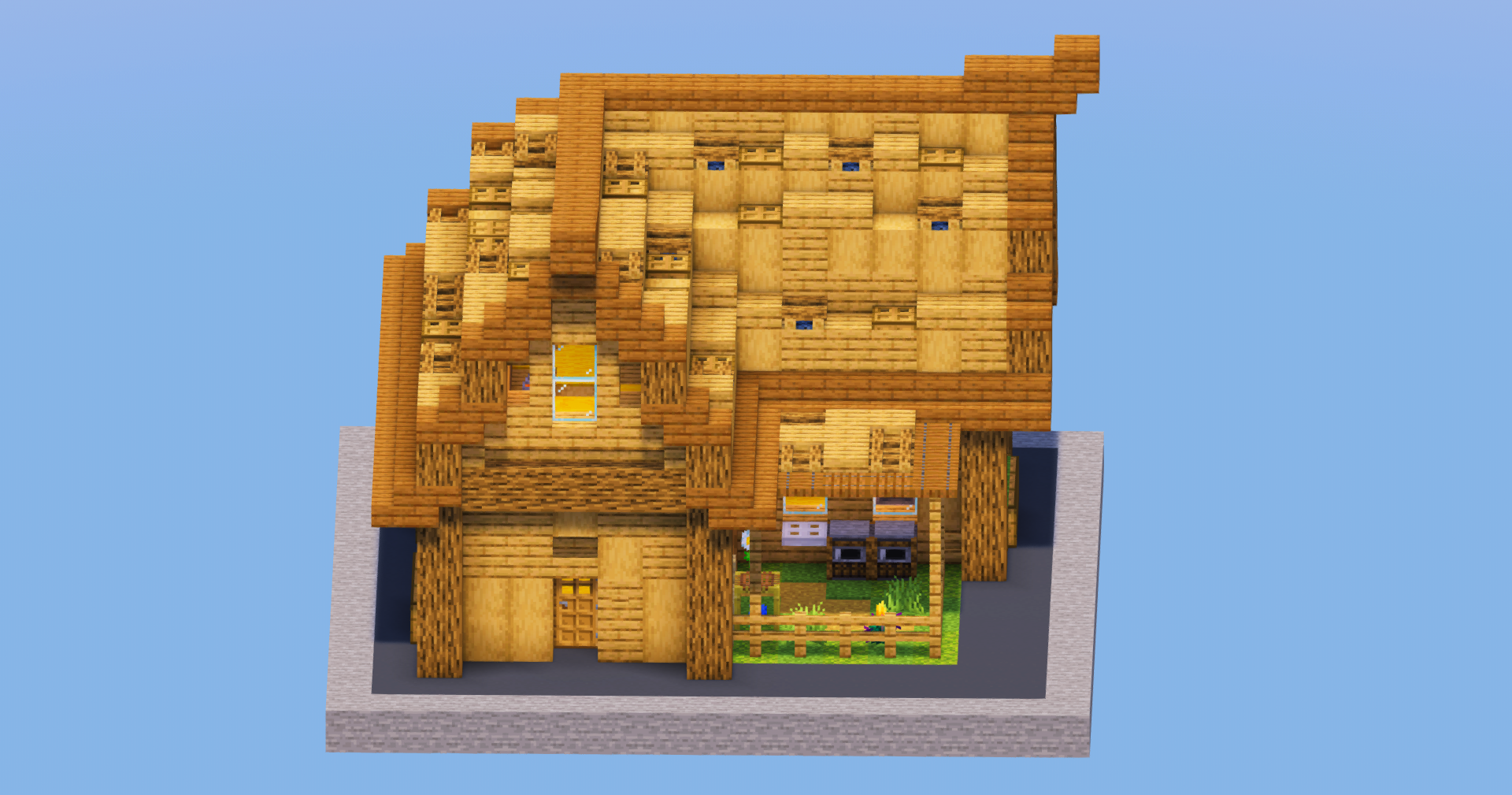 Oak Beginner House — Minecraft Build by LeonisBuilds