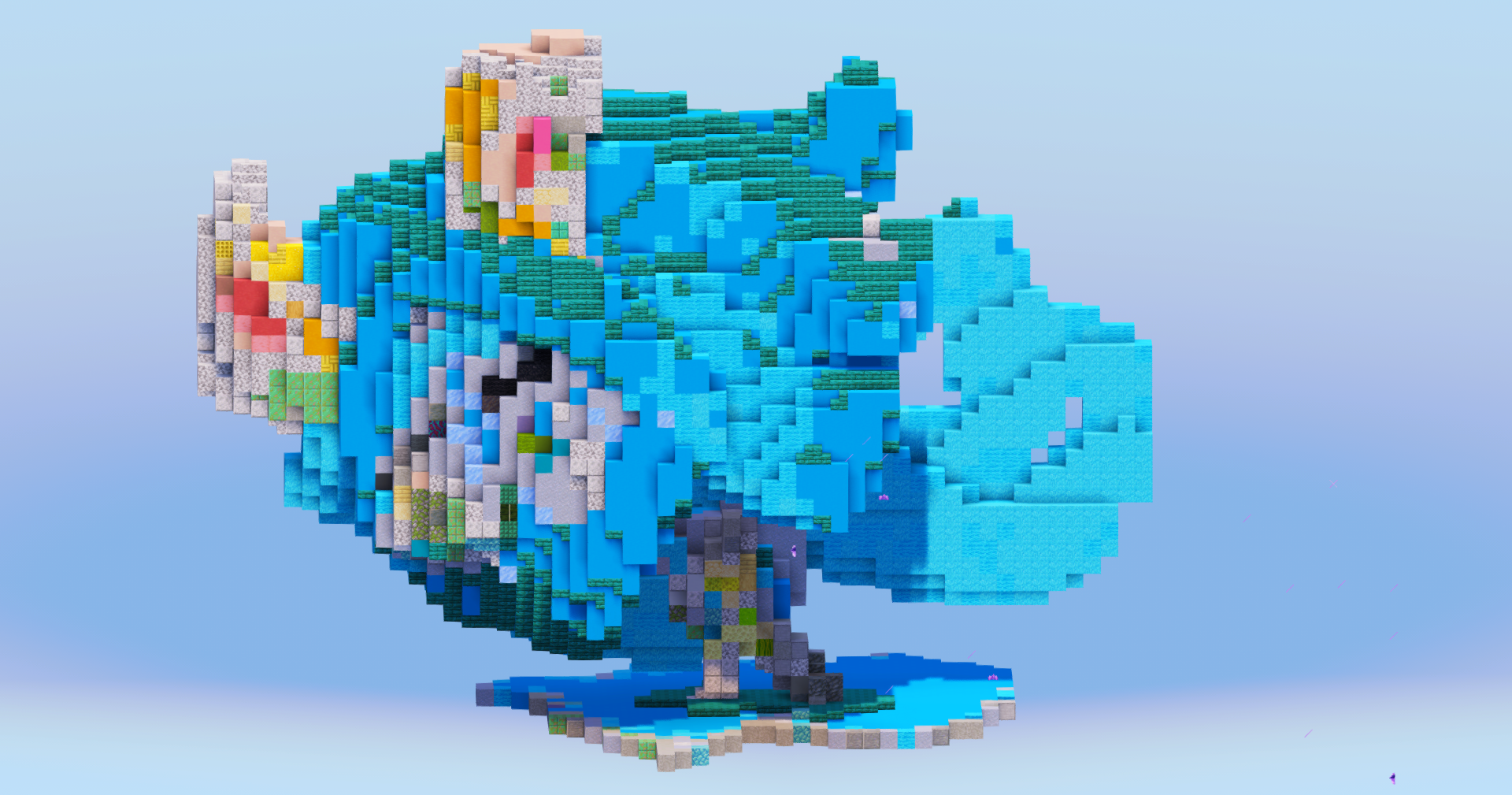 Terastal Ogerpon Wellspring Mask from Pokemon — Minecraft Build by LeonisBuilds