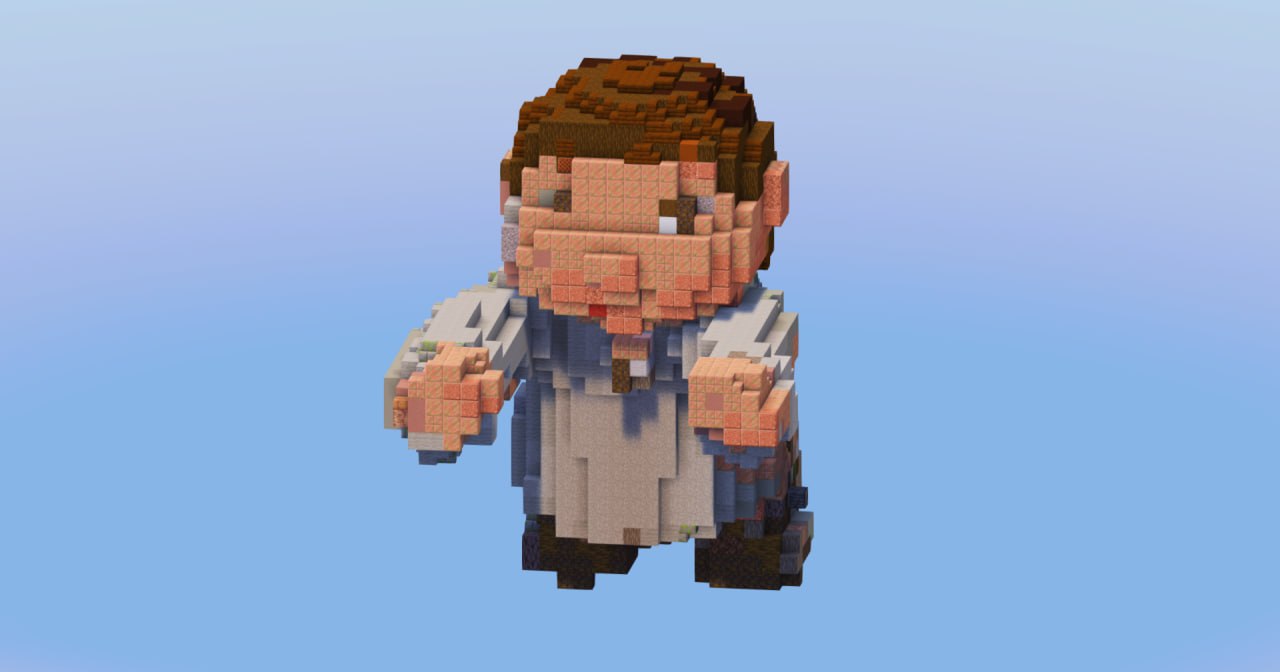 Roshan from Ice Age — Minecraft Build by LeonisBuilds