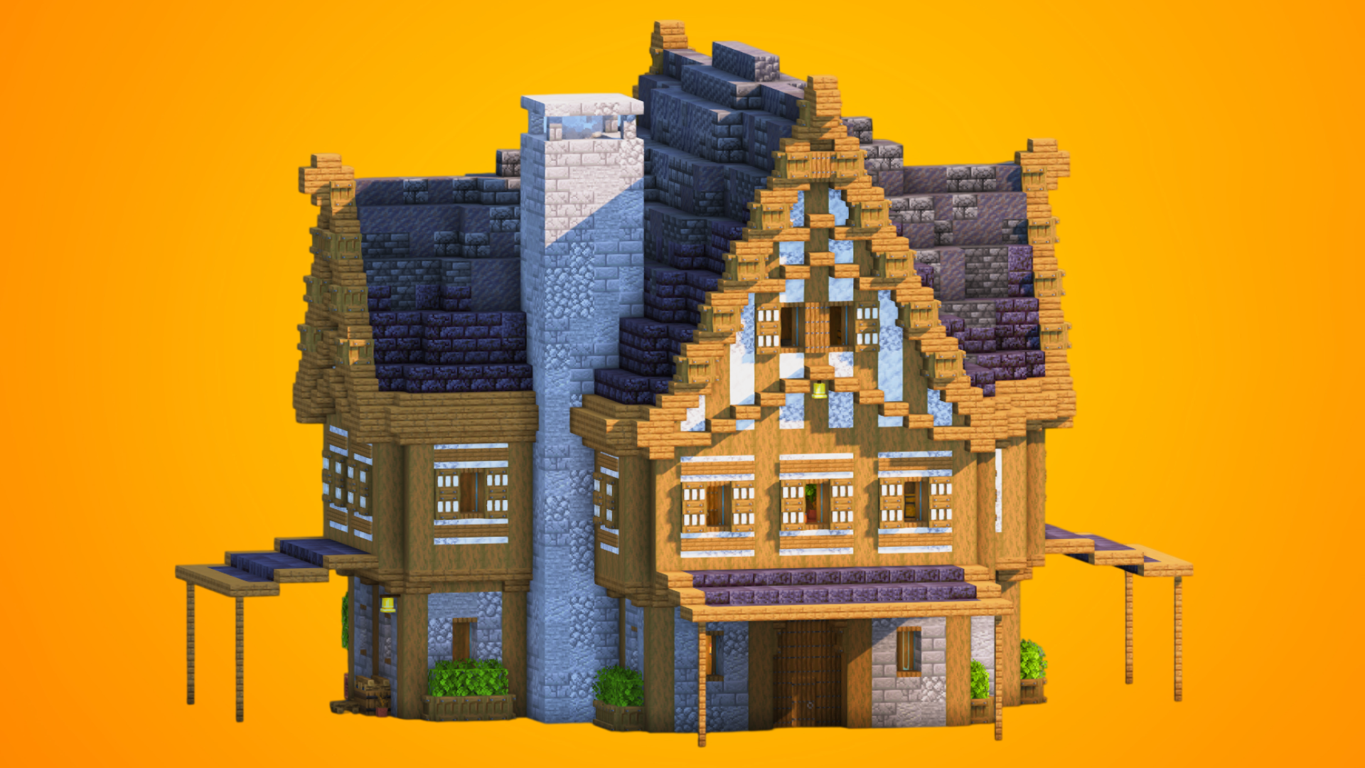 Survival Medieval House | Complete Interior & Schematic — Minecraft Build by RaekonBuilds