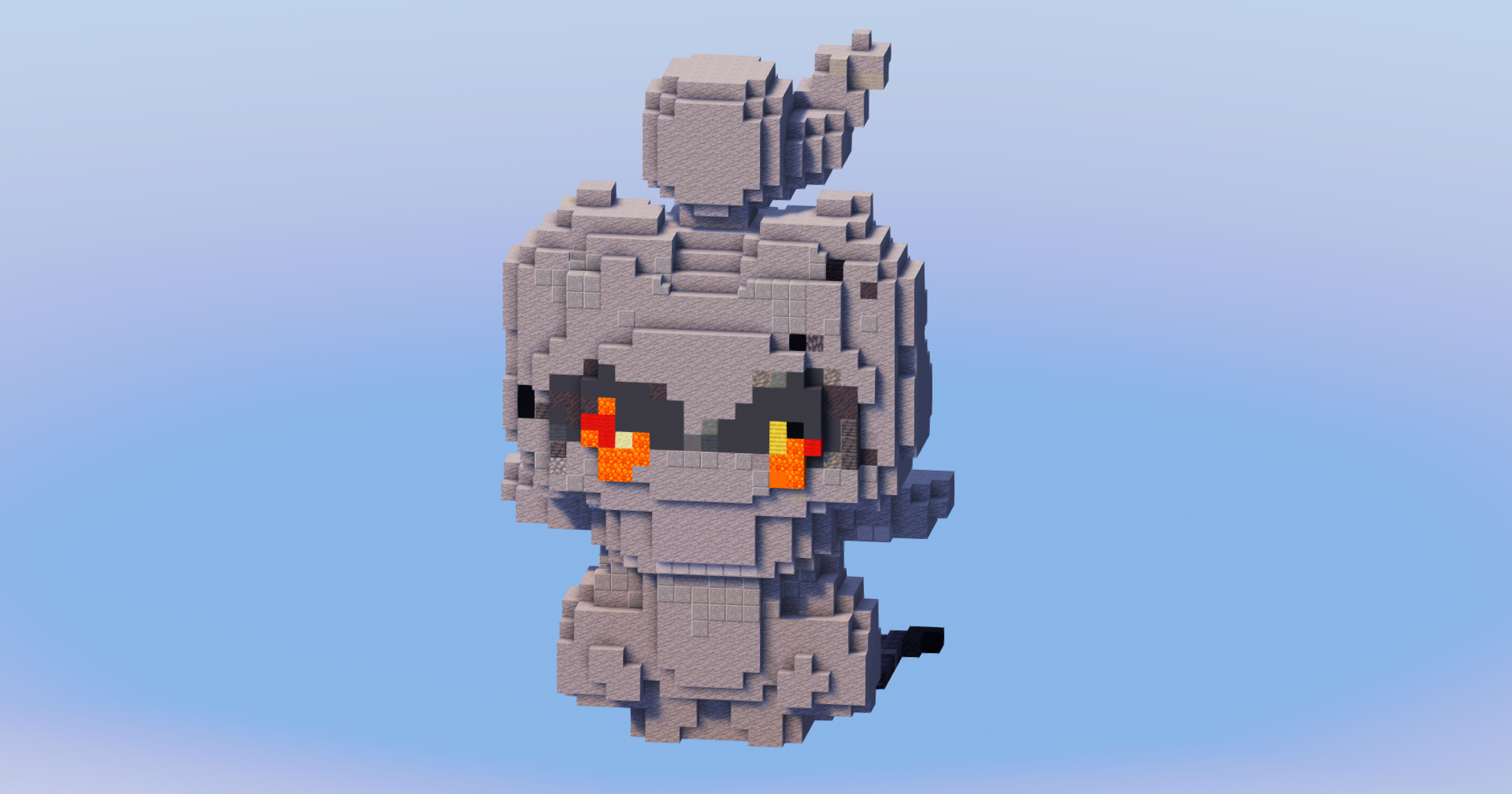Marshadow from Pokemon — Minecraft Build by LeonisBuilds