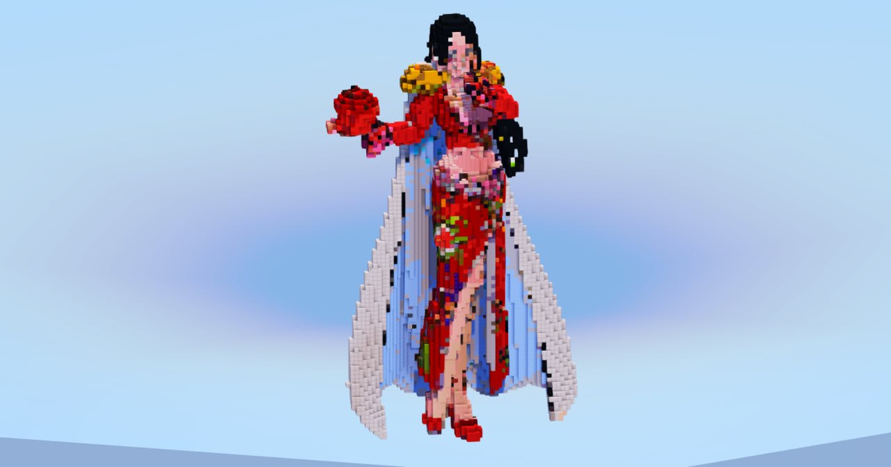 Boa Hancock — Minecraft Build by LeonisBuilds
