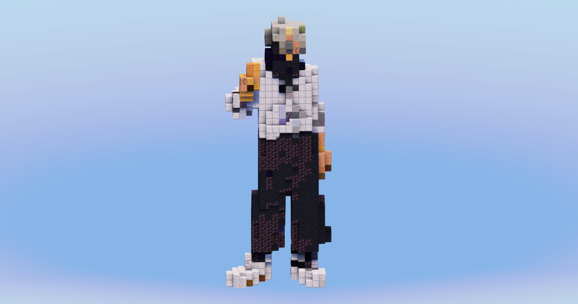 Toge Inumaki from Jujutsu Kaizen — Minecraft Build by LeonisBuilds