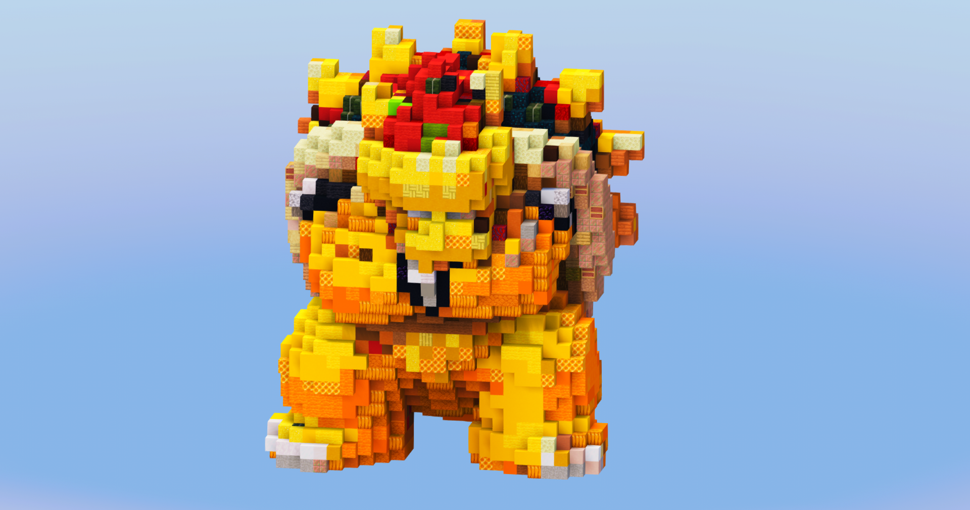 Bowser from Super Mario — Minecraft Build by LeonisBuilds