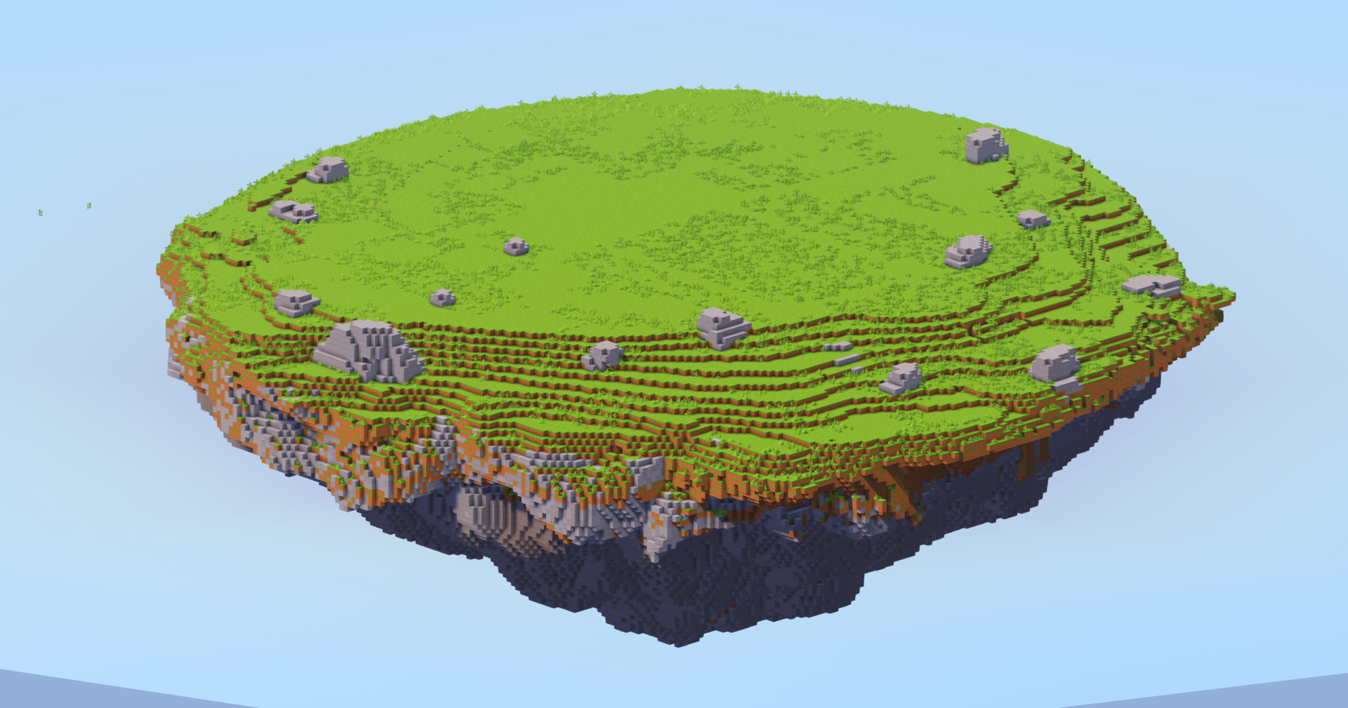 Huge Floating Island — Minecraft Build by LeonisBuilds