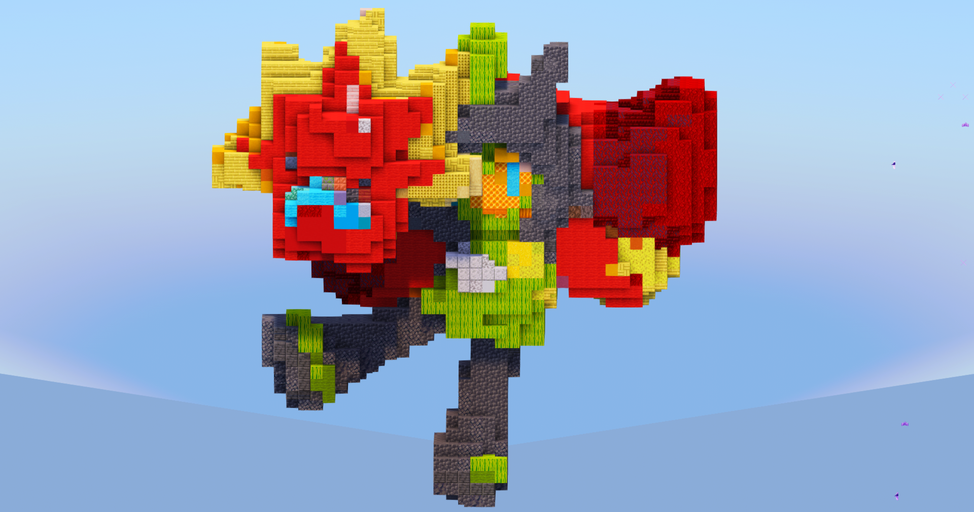 Ogerpon Hearthflame Mask from Pokemon — Minecraft Build by LeonisBuilds